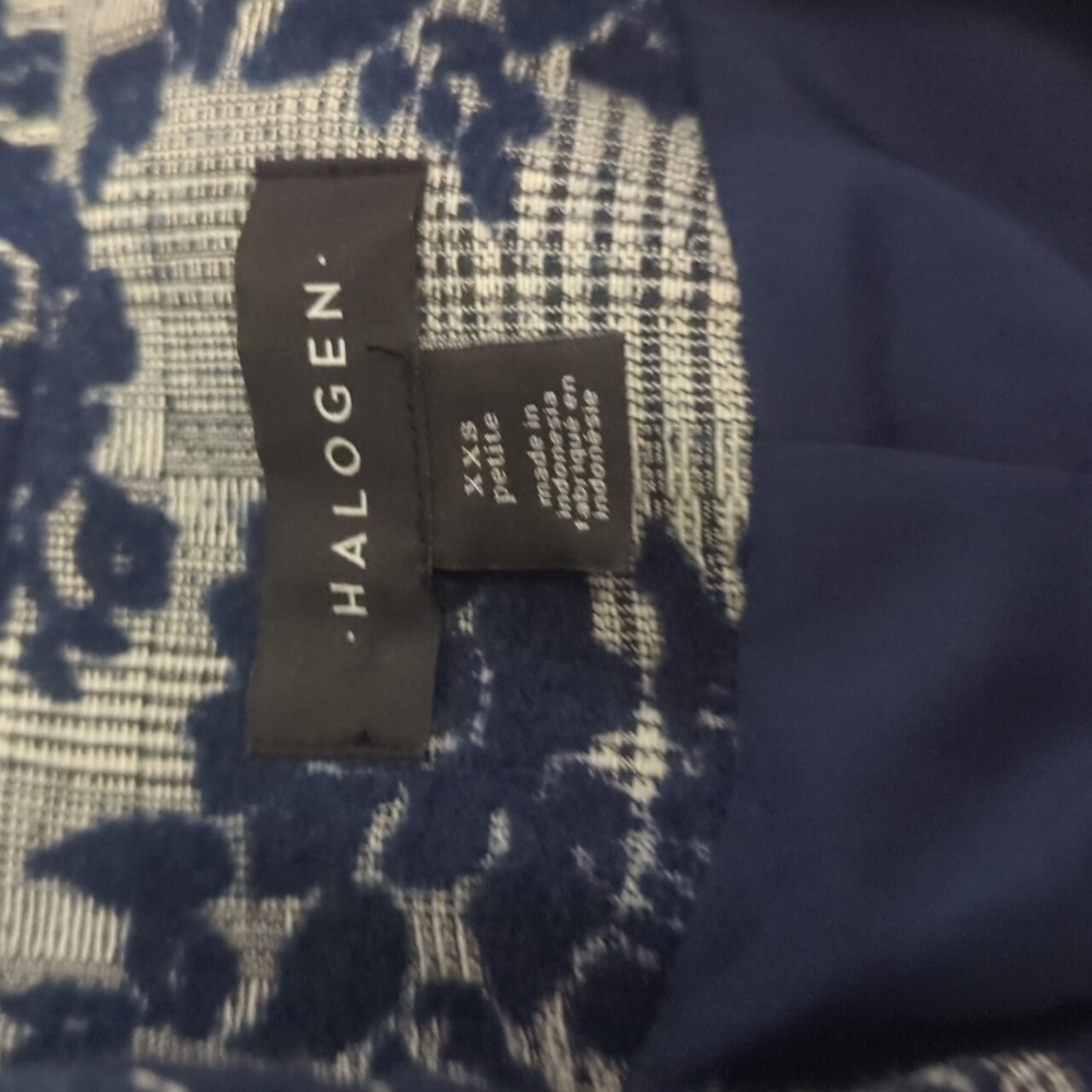 Halogen Ruffle Front Topper Coat ~ Euc - image 5